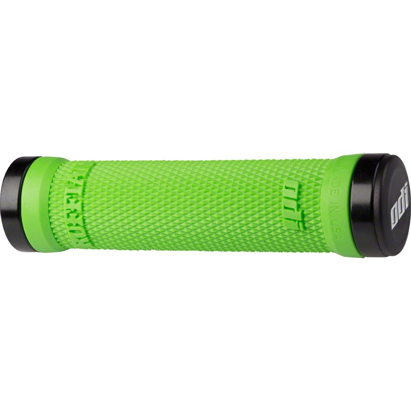 ODI Ruffian Grips - Lime Green Lock-On