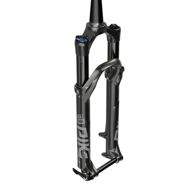 Rockshox Fork Pike Dj - 26 15X100 Solo Air Gloss Crown Adjalum Str Tpr Disc (Includes 2 Btmtokens, Star Nut, Maxle Ult) A4 2021: Gloss Black 100Mm