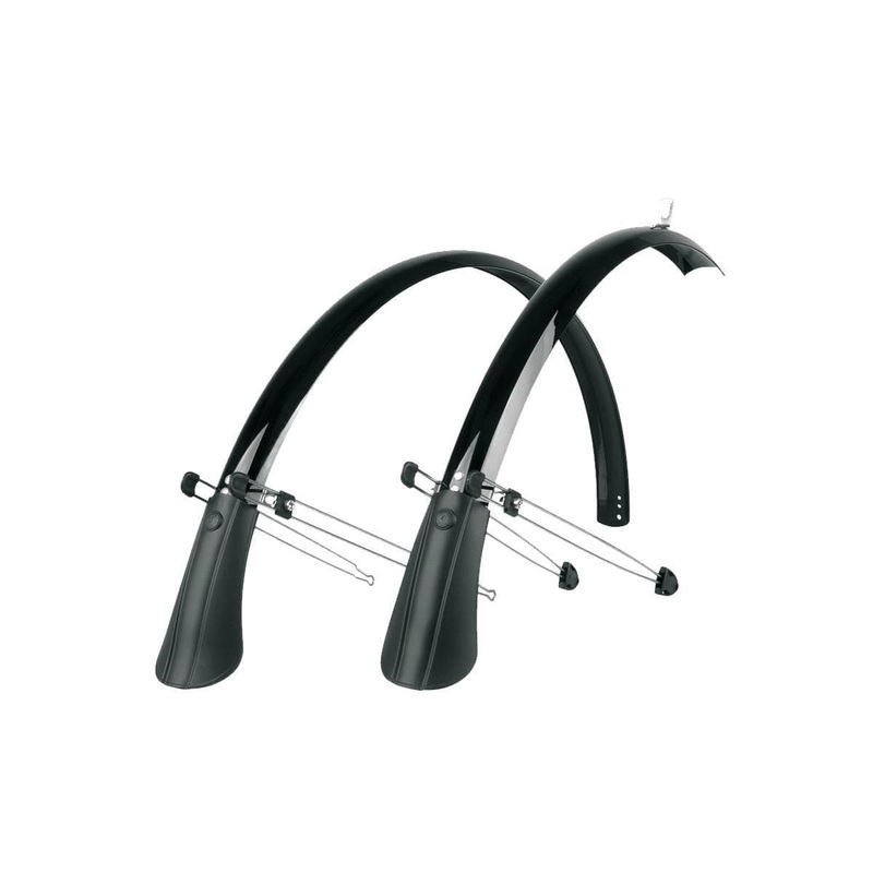 Sks Commuter Mudguard Set With Spoiler: Black 45Mm 28