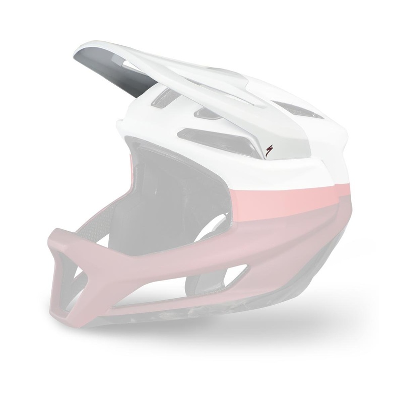 Specialized Gambit Replacement Visor (Dove Grey/Maroon) (S) 