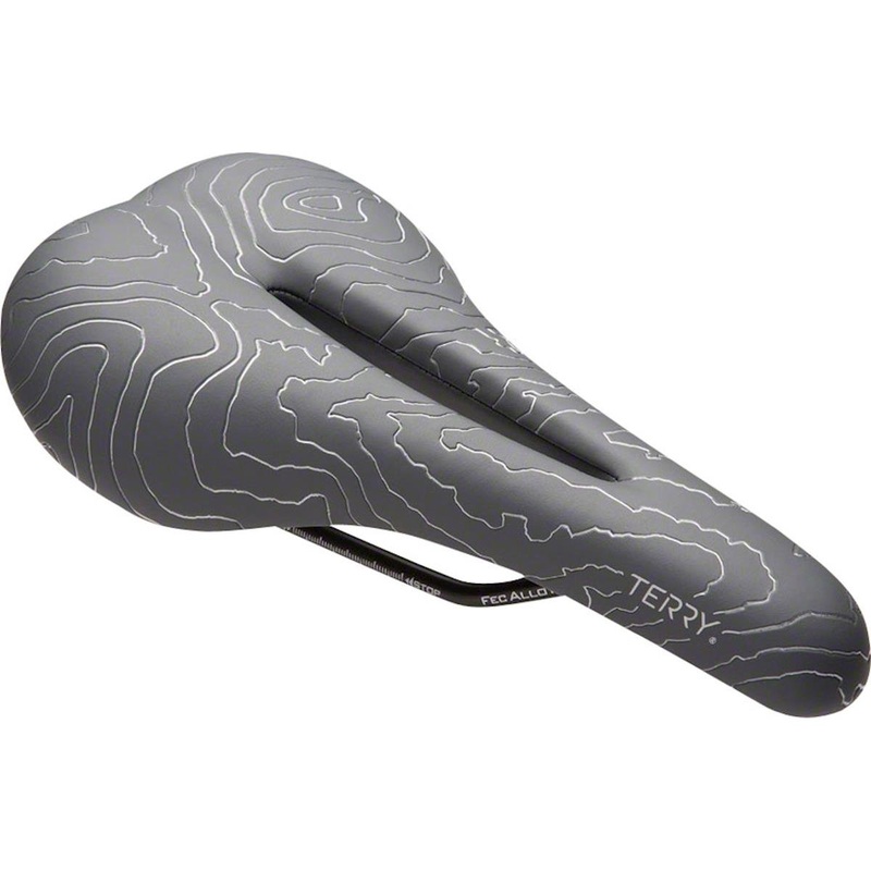 Terry Women's Topo Saddle (Kingdom Grey) (FeC Alloy Rails) (150mm) 