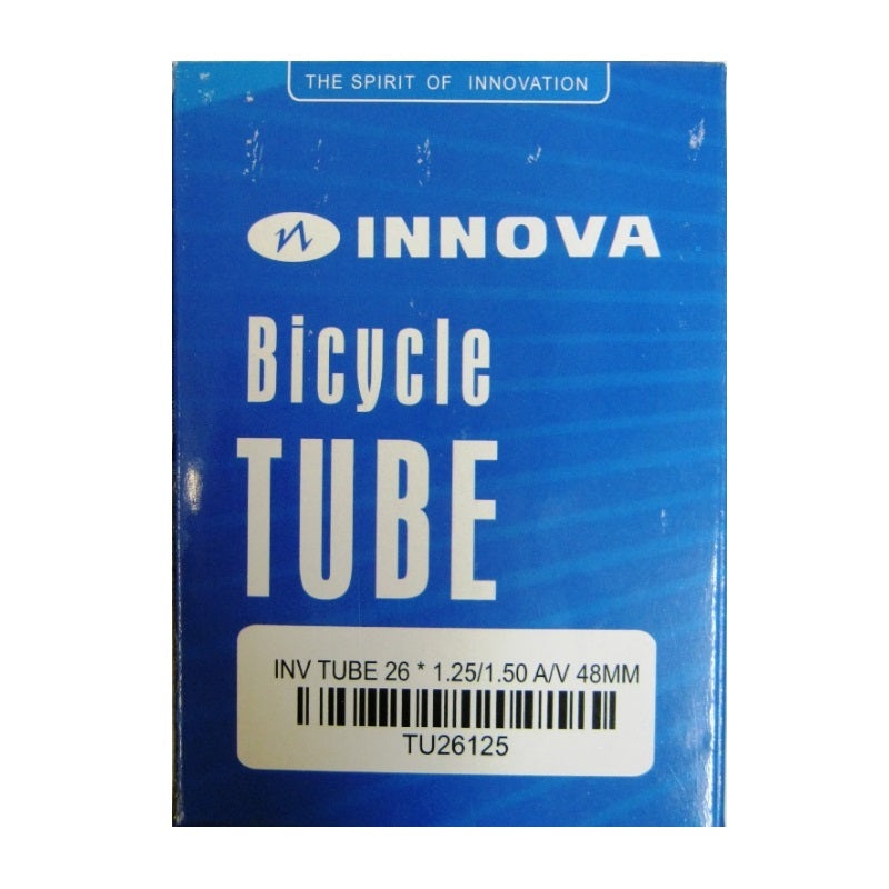 26 x 1.25/1.50 Innova Tubes|TUBE INNOVA 26 X 1.25/1.50 SV 48MM (EA)|TUBE INNOVA 26 X 1.25/1.50 FV 48MM (EA)