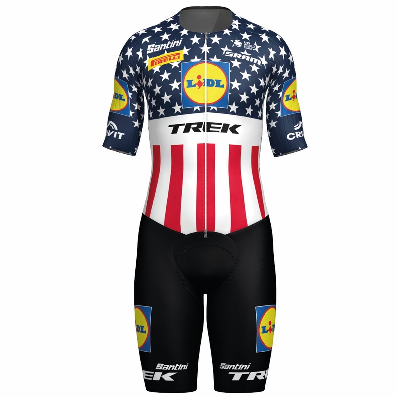 Body Santini Lidl Trek 2025 Aero Roadsuit - Campione USA