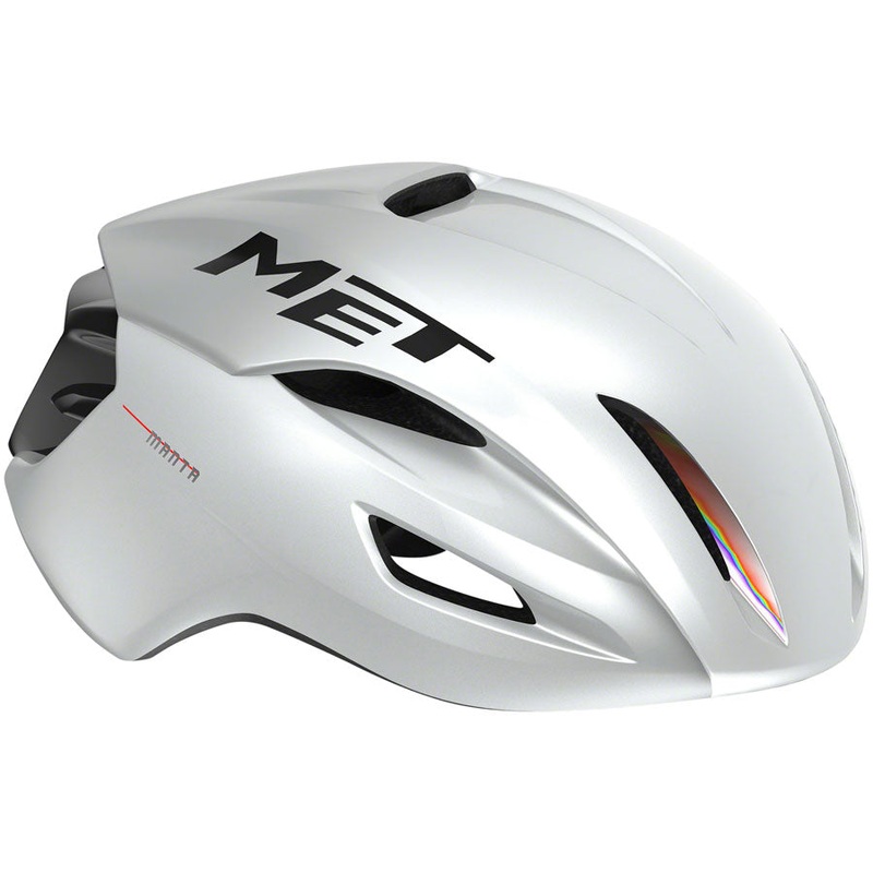 MET Manta MIPS Helmet - White Holographic Glossy Medium