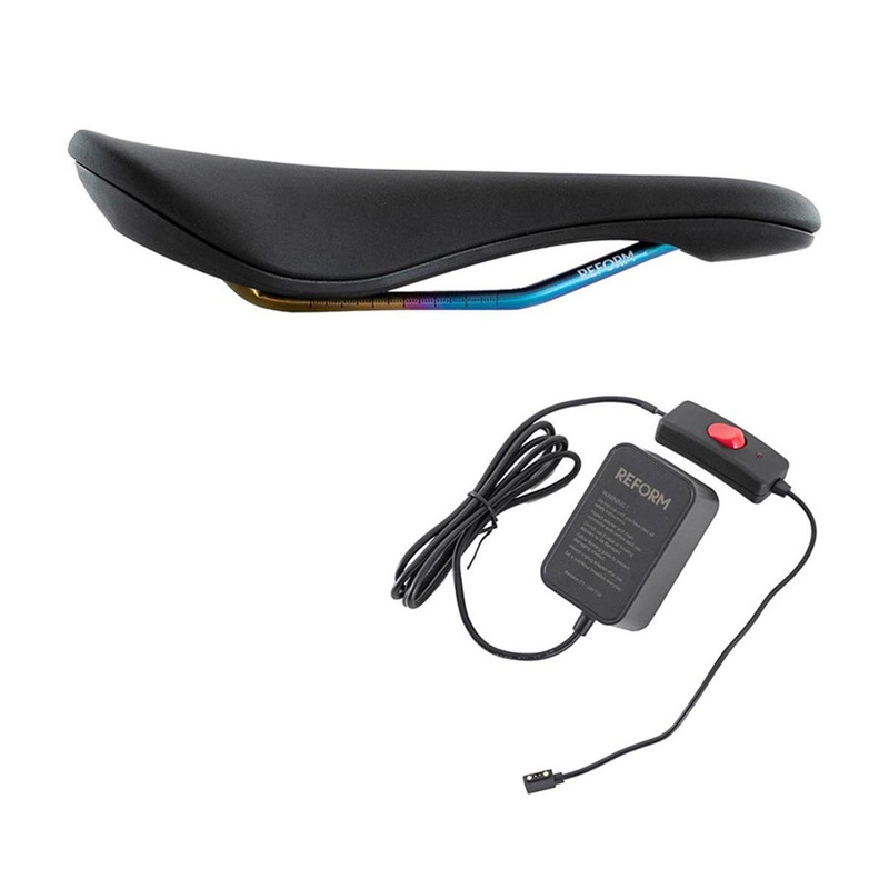 Reform Saddles Tantalus Saddle (Black) (Titanium Rails) (142mm) (w/ Power Supply)