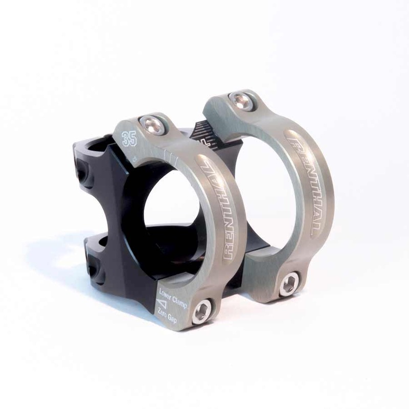 Renthal Apex 35 Stem - 33mm 35 Clamp +/-6 1 1/8 Aluminum Black/Gold