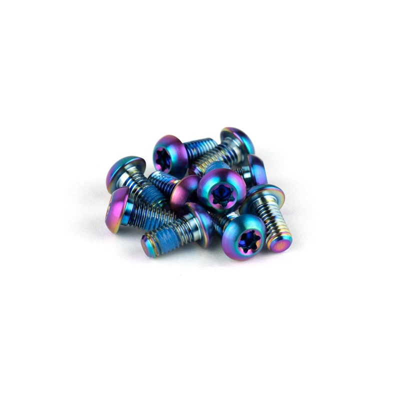 SRAM Rainbow Rotor Bolt Kit Ti - T25 12pk