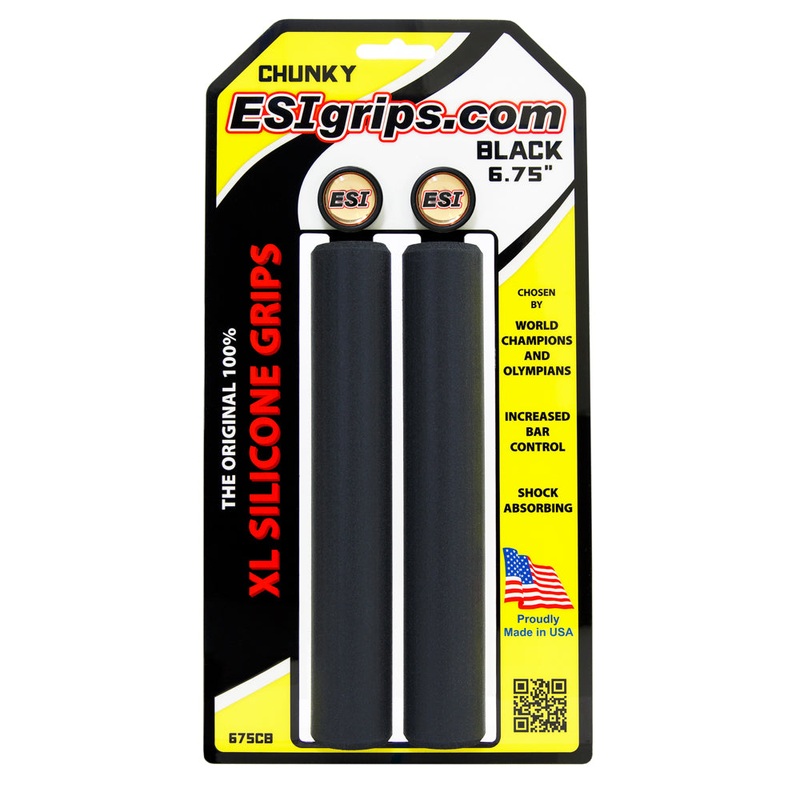 ESI XL 6.75 Long Grips|ESI Grips XL 6.75" Chunky 32mm Black|ESI Grips XL 6.75" Extra Chunky 34mm Black