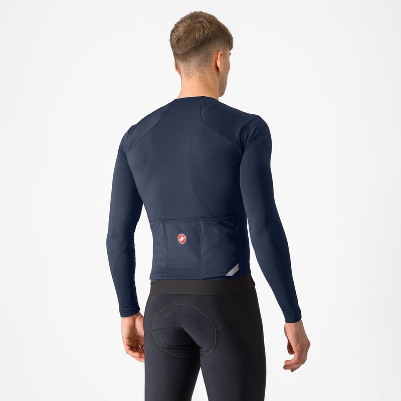 Castelli Fly LS Jersey Men's|Castelli Jersey Fly LS Twilight Blue - 2XL|Castelli Jersey Fly LS Twilight Blue - L|Castelli Jersey Fly LS Twilight Blue - M|Castelli Jersey Fly LS Twilight Blue - S|Castelli Jersey Fly LS Twilight Blue - XL|Castelli Jersey Fl