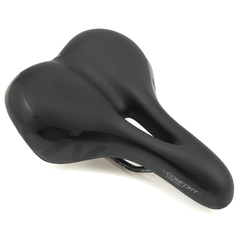 Liv Contact Comfort+ Women's Saddle (Black) (Chromoly Rails) 