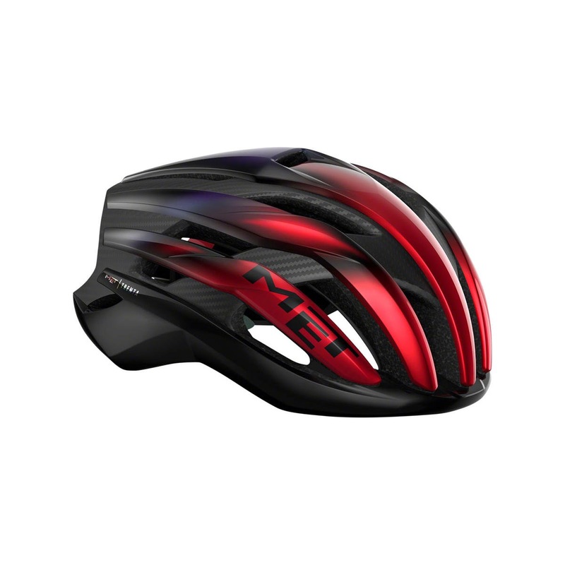 Met Trenta 3K Carbon MIPS Helmet (Red Iridescent) (M) 