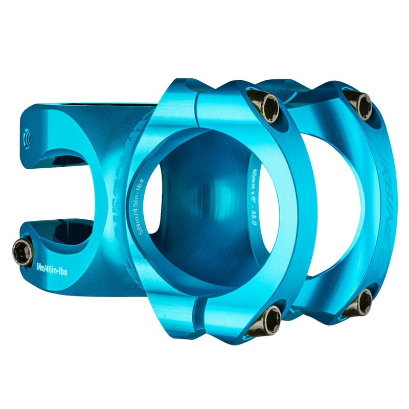 RaceFace Turbine R 35 Stem - 50mm 35mm Clamp +/-0 1 1/8 Turquoise