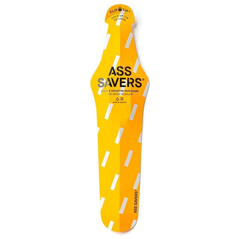 Ass Savers Regular Rear Mudguard Yellow