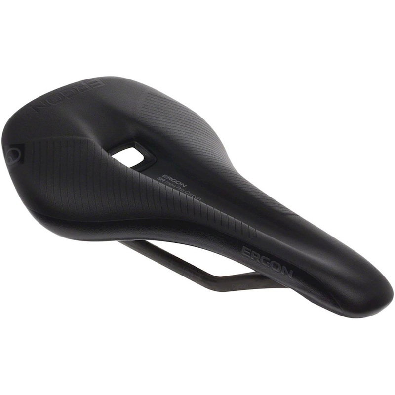 Ergon SR Pro Carbon Saddle (Stealth) (Carbon Rails) (S/M) (140mm) 