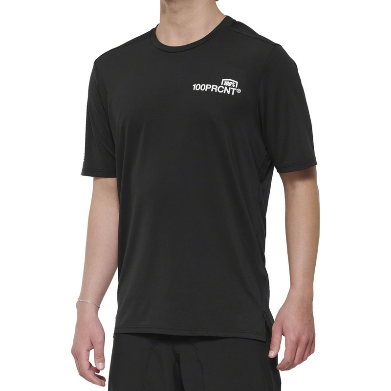 100% Airmatic Short Sleeve Jersey - Black Men's Large