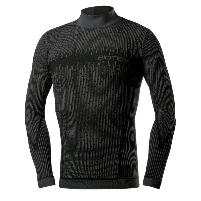 Maglia Intima maniche lunghe Biotex Lupetto 3D - Grigio scuro