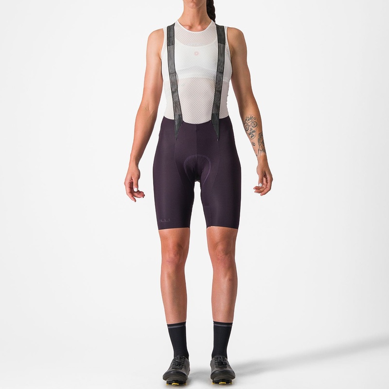 Salopette donna Castelli Free Aero RC - Bordeaux scuro