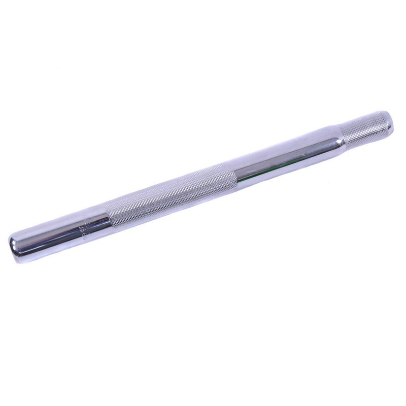 25.2mm SEAT POST DOUBLE SERATED MTB 300mm (12) LONG SADDLE STEM FOR BMX OR MTB