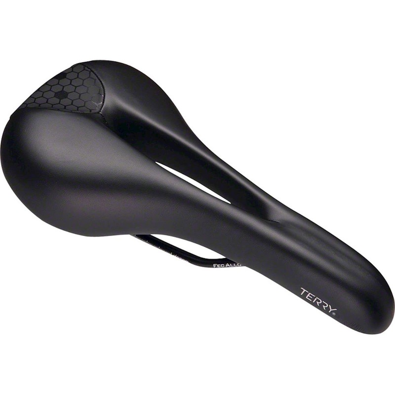 Terry Men's Fly Chromoly Gel Saddle (Black) (FeC Alloy Rails) (140mm) 