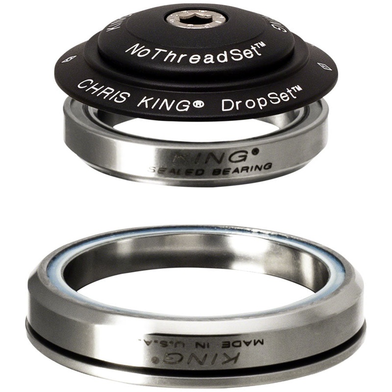 Chris King DropSet 5 Headset - 1-1/8 42/52mm 45 Deg Matte Black