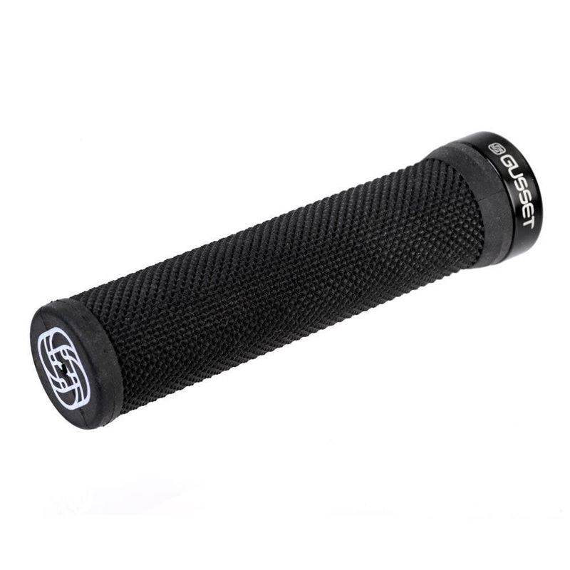 Gusset Grips Single File Clamp-On 133mm Grips Black