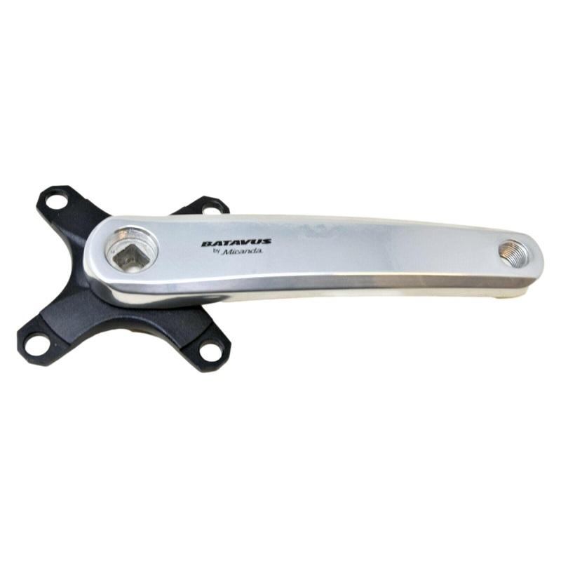 170mm Batavus Miranda Aluminum Right Crank Arm 4 Bolt Spider 104mm BCD JIS axle