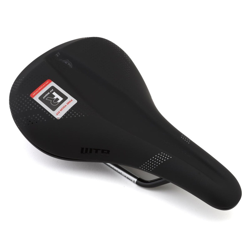 WTB Solano Fusion Form Saddle (Black) (Cromoly Rails) (Medium) (142mm) 
