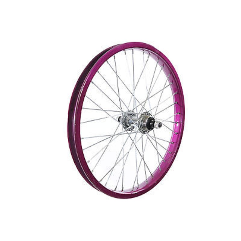 18BIKE FRONT WHEEL IN PURPLE FOR RALEIGH KRUSH 18+ ANY 18BIKES NEW