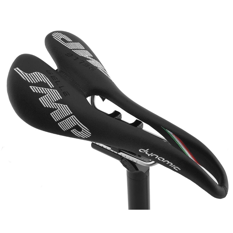Selle SMP Dynamic Saddle (Black) (AISI 304 Rails) (138mm) 