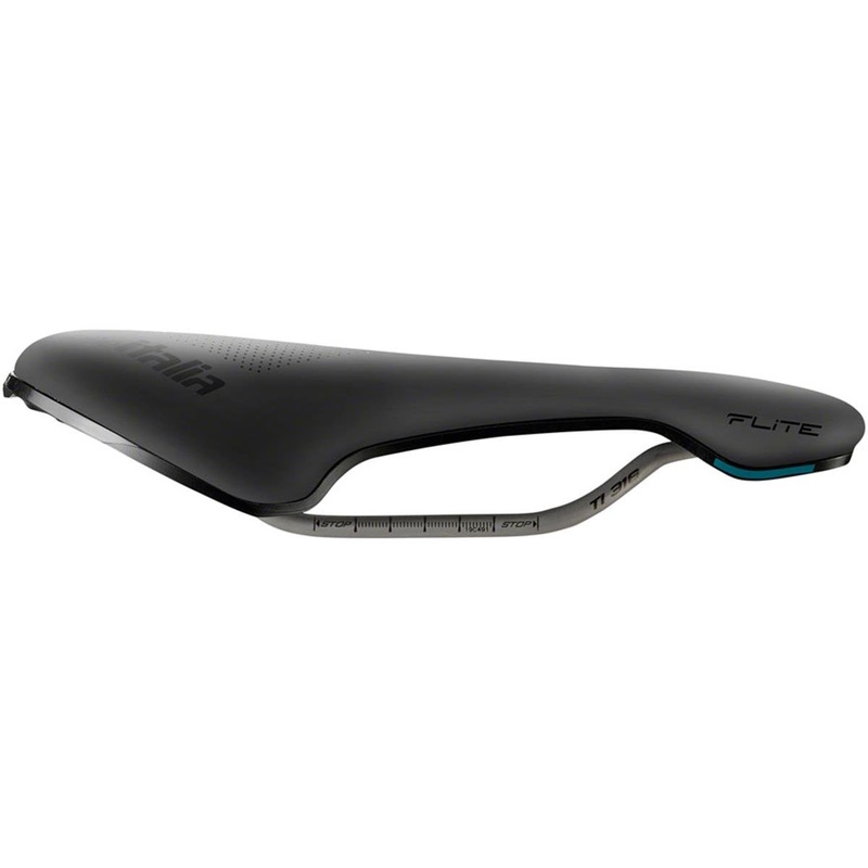 Selle Italia FLITE Boost Gravel TI 316 Superflow Saddle (Black) (L3) (145mm) 