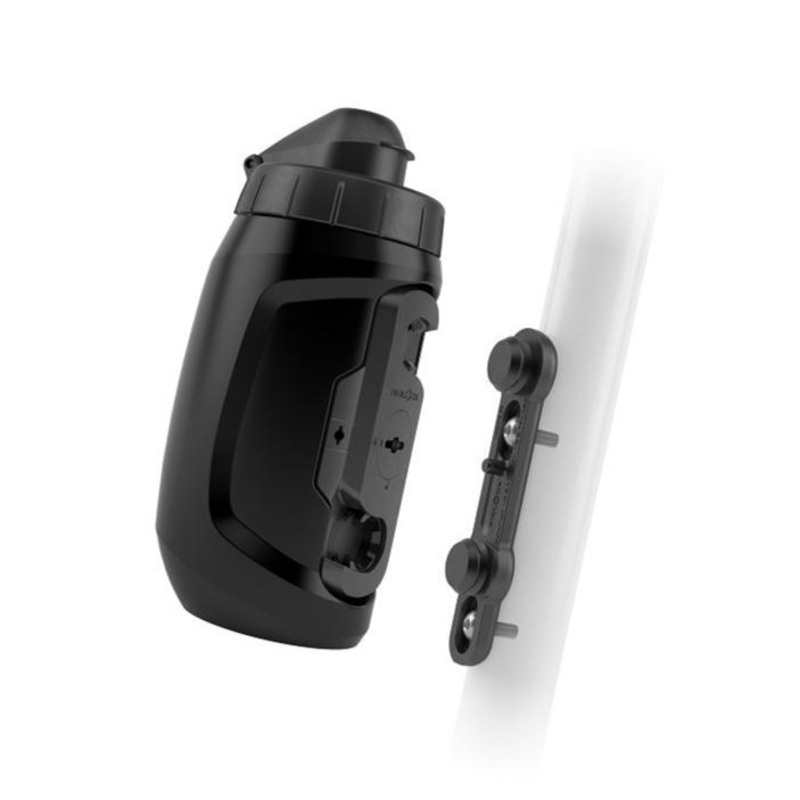 Borraccia Fidlock Twist 450 ml + bike base - Nero