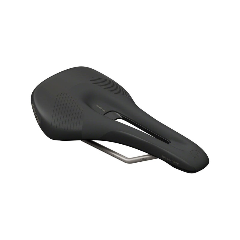 Ergon Women's SR Allroad Comp Saddle (Black) (TiNox XP Rails) (S/M) 