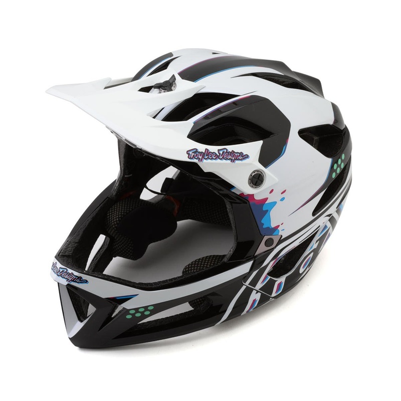 Troy Lee Designs Stage MIPS Full Face Helmet (Trooper White) (M/L) 