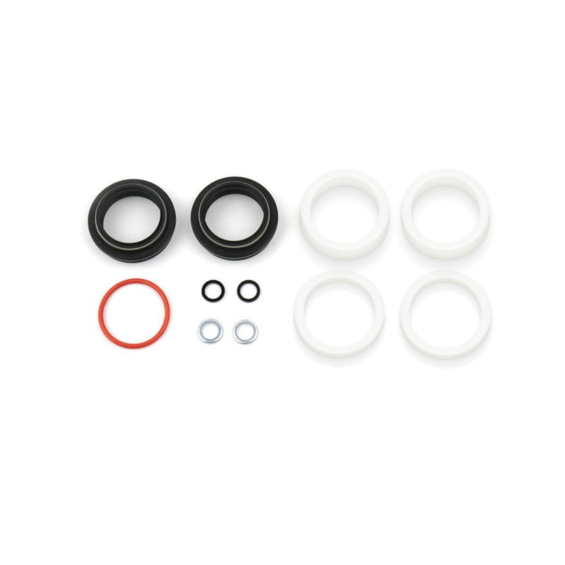 Rockshox Spare -  Fork Dust Wiper Upgrade Kit - 32Mm Black Flanged Low Friction Seals (Includes Dust Wipers, 5Mm & 10Mm Foam Rings) - Sid/Revelation/Reba/Argle/Sektor/Tora/Recon/Xc32 2021: