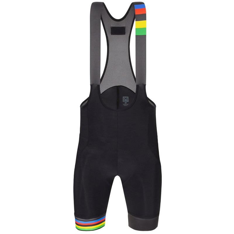 Salopette Santini UCI Iride|XS|S|M|L|XL|XXL|XXXL|Nero