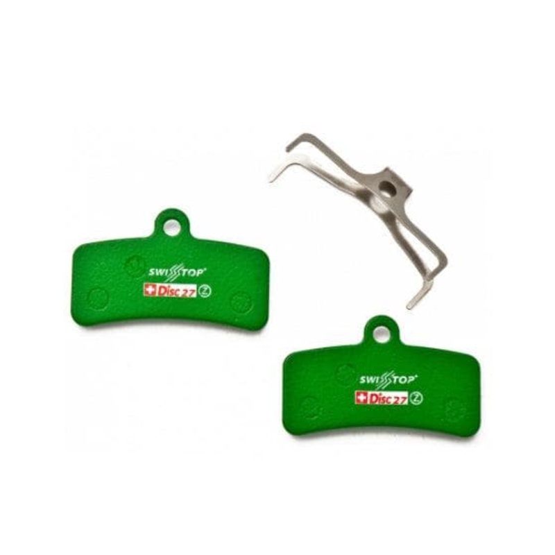 SwissStop D27 Disc C - Shimano SAINT BR-M820, BR-M810, ZEE BRM640, TRP - Green