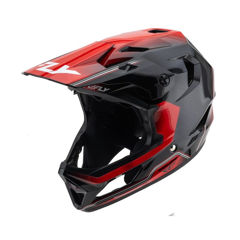 Fly Racing Rayce Repeat Full Face Helmet (Black/Red) (L) 