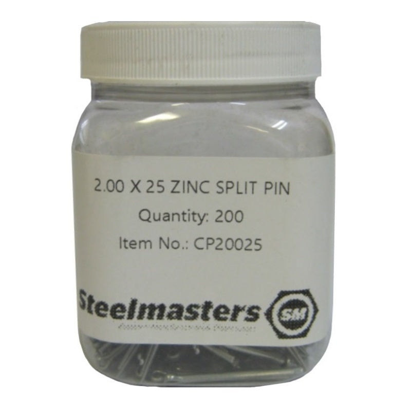 2.0mm Split Pins|SPLIT PIN 5/64 X 1 ZP 2.00 X 25MM (200)|SPLIT PIN 5/64 x 1 1/2 ZP 2.00 X 40MM (200)