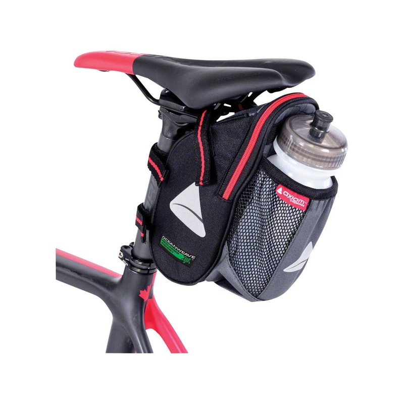Axiom Seymour Oceanweave Wedge 1.3 H2O Saddle Bag (Black) (1.3L) 