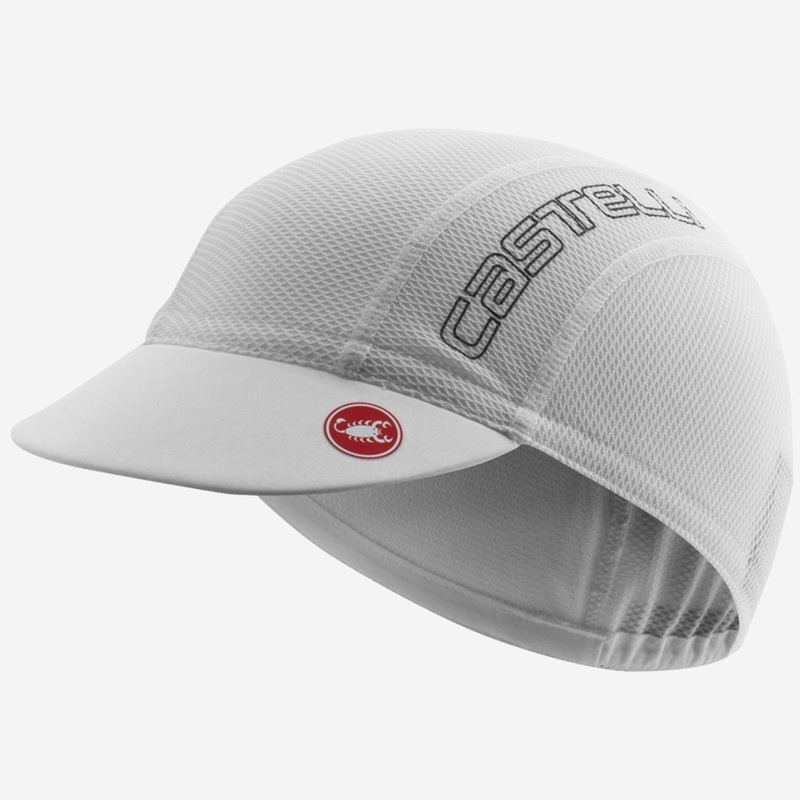 Cappellino Castelli A/C 2 - Bianco