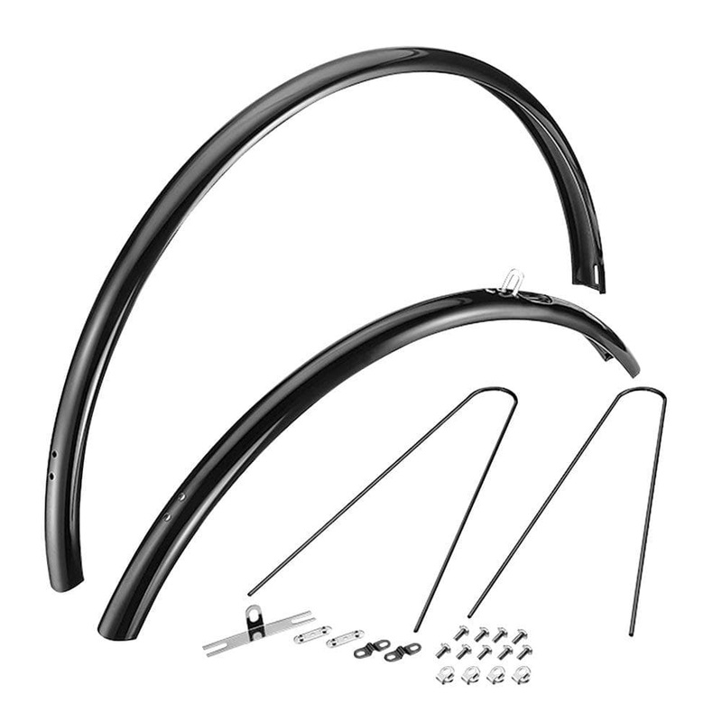 Dia-Compe ENE F-1 Alloy Mudguards 700c Mudguard Black