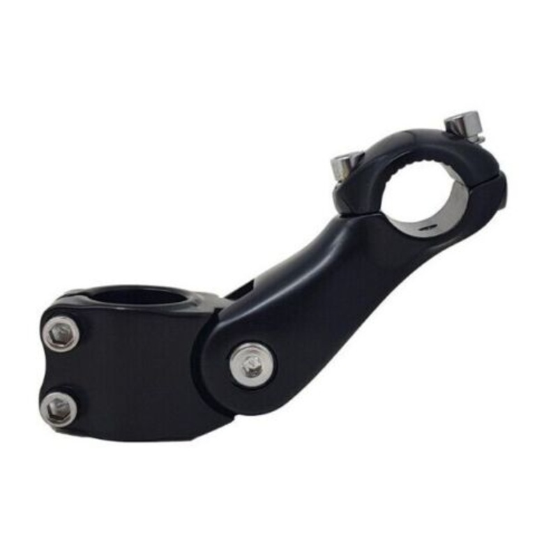 1 1/8 Adjustable Bike A-Head Handlebar Stem 25.4mm Alloy 100mm Black