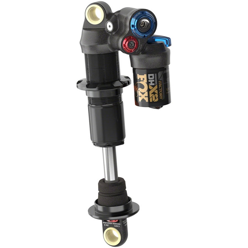 FOX DHX2 Factory Rear Shock - Standard 8.5 x 2.5 2-Position Lever Hard Chromoly Damper Shaft