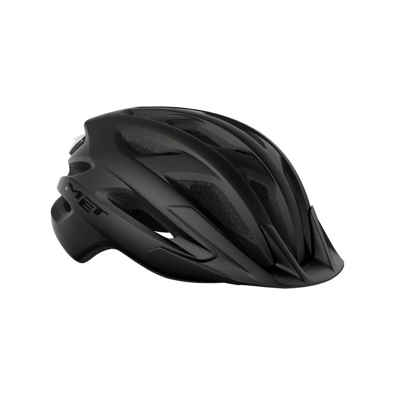 Met Crossover MIPS Helmet (Black) (Universal Adult) 