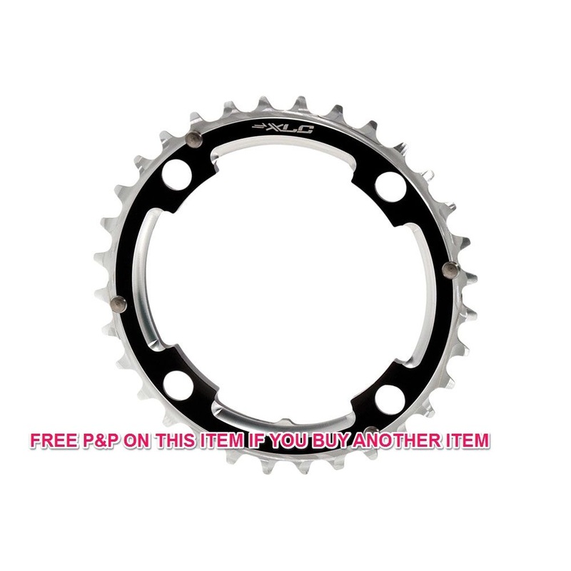 XLC 32TEETH BLACK CHAINRING MTB 7075 ALUMINIUM 4 ARM 104mm SRAM-SHIMANO 14 OFF