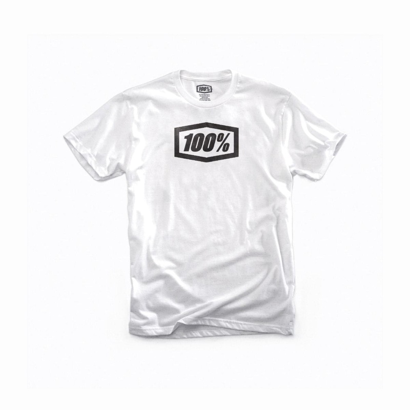 100% Essential T-Shirt White|S|XL