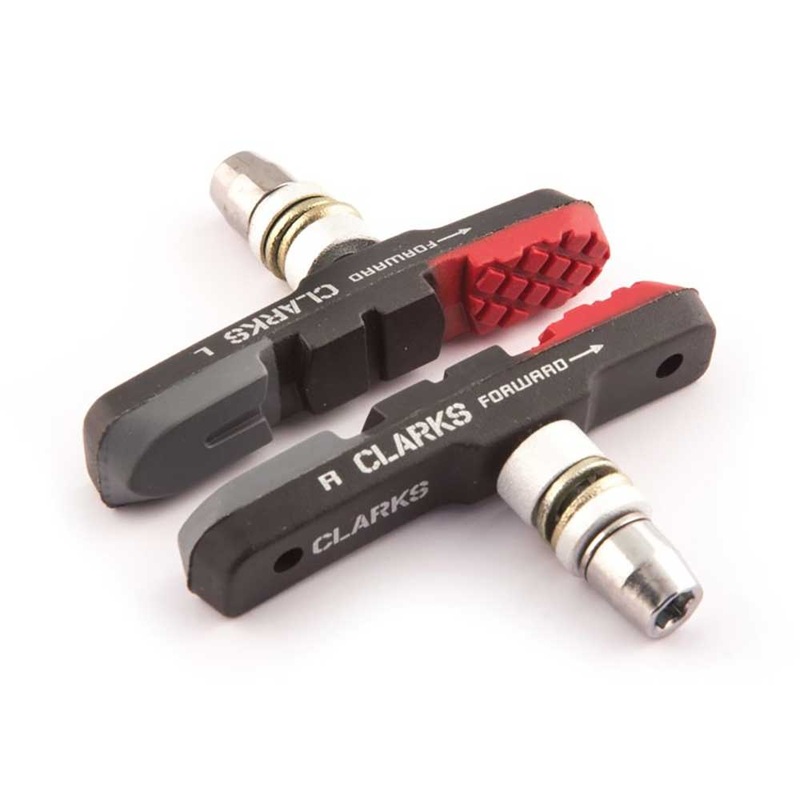 Clarks MTB Elite 72mm 2 Contour V-Brake Shoes/Pads 1 pr