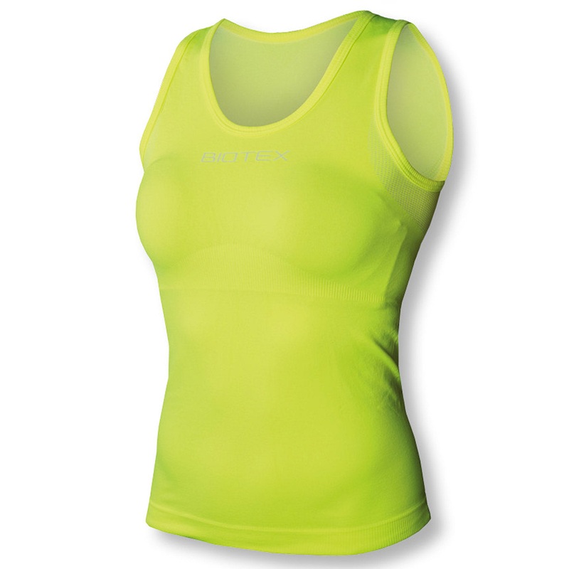 Maglia intima donna senza maniche Biotex Sun - Giallo