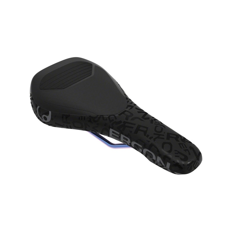 Ergon SM Downhill Comp Team Saddle (Black/Oil Slick) 