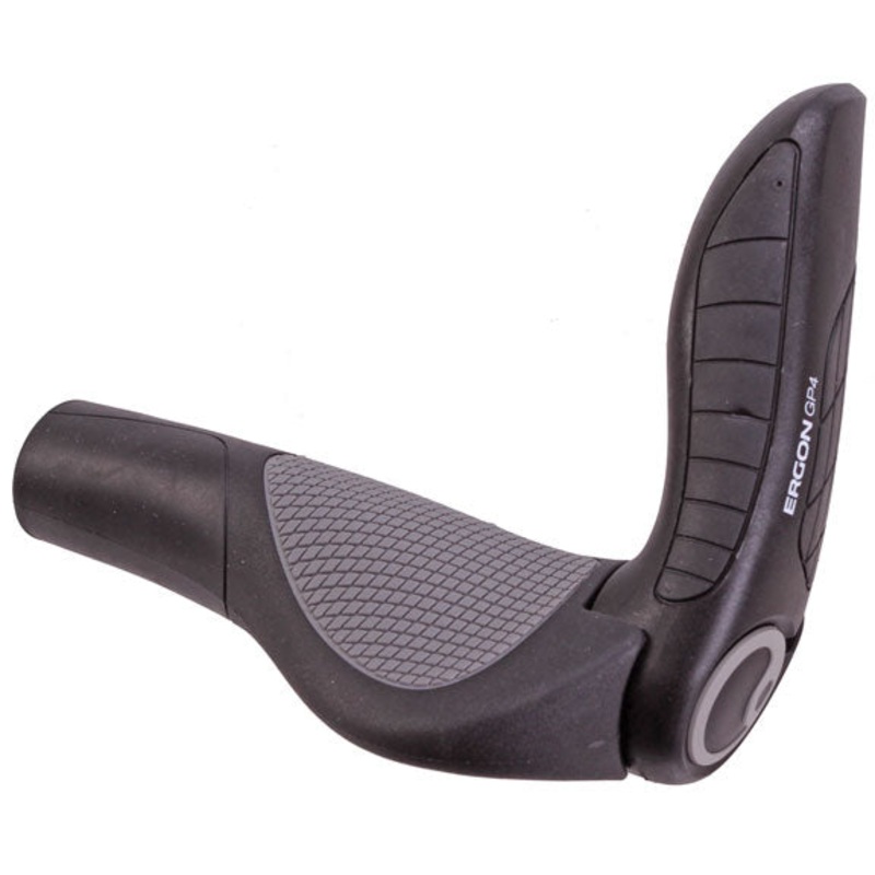 Ergon GP4 Grips - Black/Gray Lock-On Large